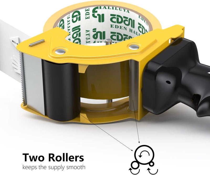 Prosun Fast Reload 2 Inch Tape Gun Dispenser Packing Packaging Sealing Cutter TG01 (TG01-YLW) - Image 5